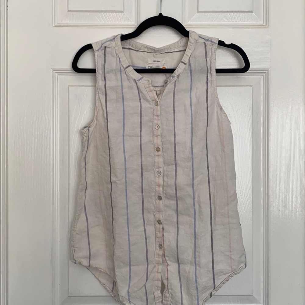 100% linen Tunic Top